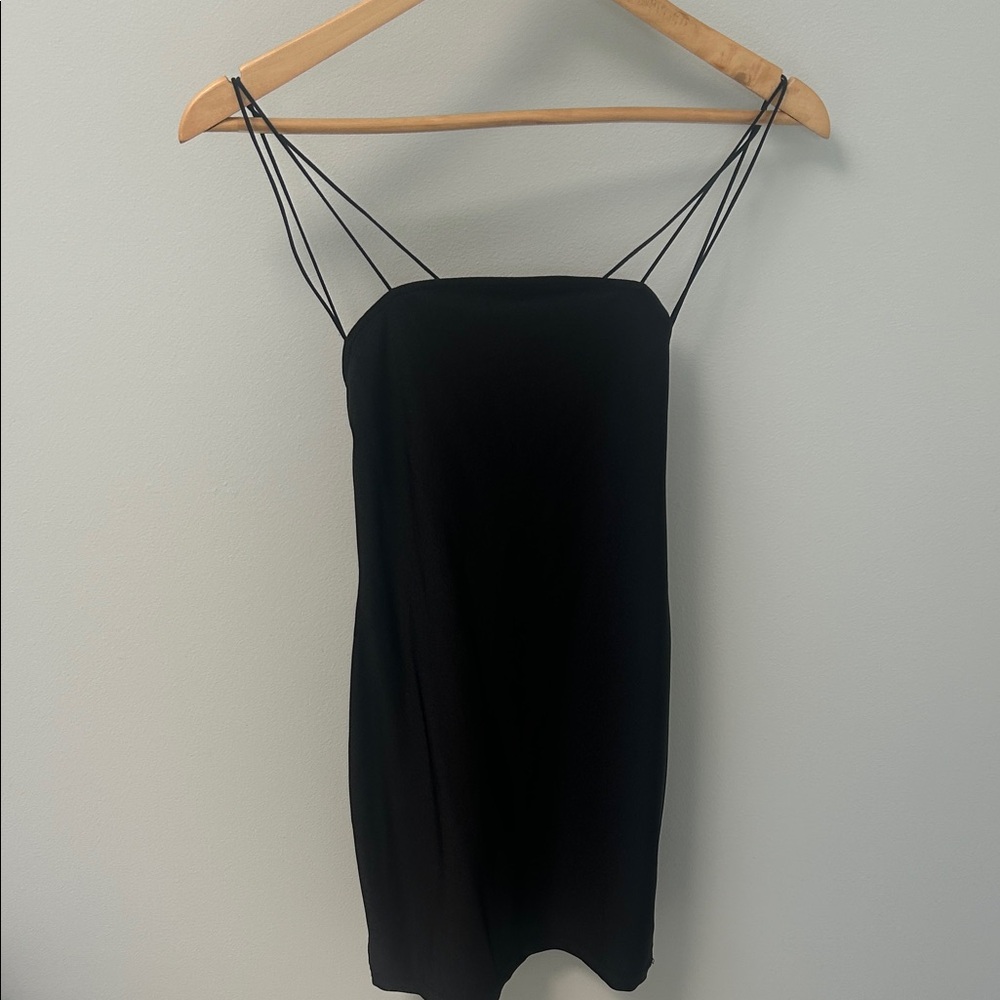 superdown Black Strappy Dress